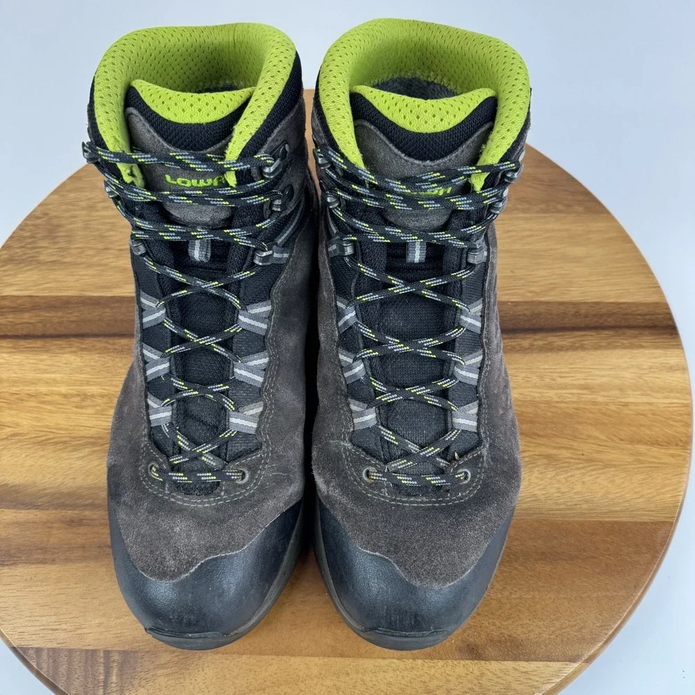 Mens Lowa Explorer II GTX Mid Waterproof Gortex Gray Green Hiking Shoes Size 8 M Mens Lowa Explorer II GTX Mid Waterproof Gortex Gray Green  main image 3